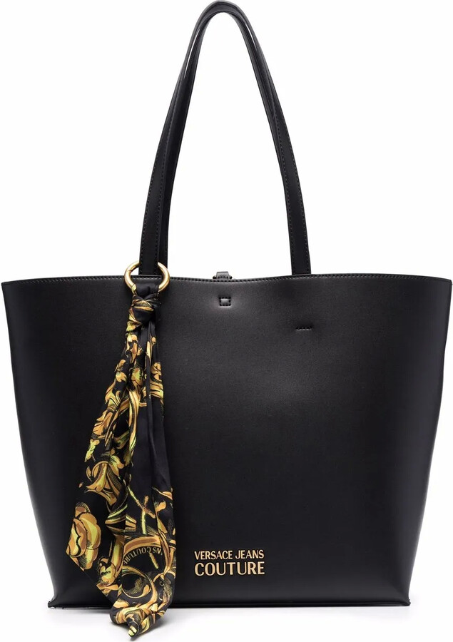 versace black tote