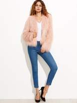 Thumbnail for your product : Shein Faux Fur Coat