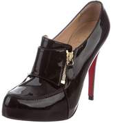 Thumbnail for your product : Christian Louboutin Patent Leather Pointed-Toe Booties