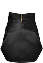 Thumbnail for your product : Balmain Wool-Silk Skirt in Black