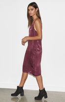 Thumbnail for your product : KENDALL + KYLIE Kendall & Kylie Zip Back Silky Slip Dress