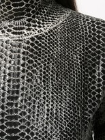 Thumbnail for your product : Ermanno Scervino Snakeskin-Effect Funnel New Top