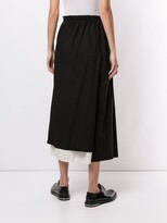 Thumbnail for your product : Y's Cropped Wide-Leg Trousers