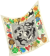 Thumbnail for your product : Moschino Save Nature Printed Silk Square Scarf