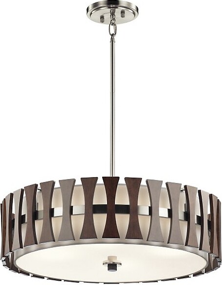 Kichler Cirus Pendant/Semi-Flushmount Light in White, Size: Small