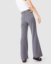 Thumbnail for your product : Cotton On Women's Grey Pants - Bowie Flare Pants - Size 14 at The Iconic