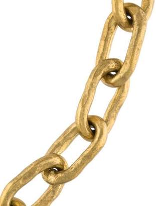 Ashley Pittman Hammered Chain Necklace