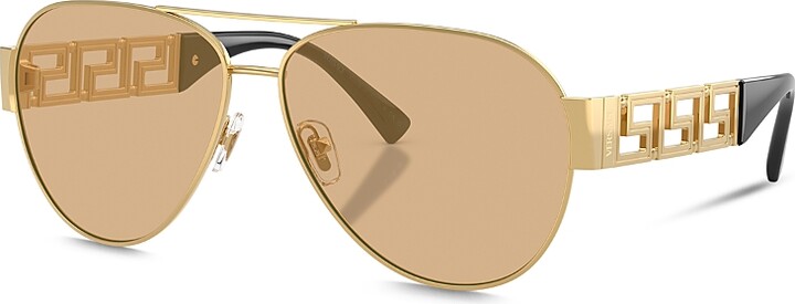 Versace Aviator Sunglasses, 61mm