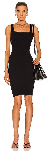 Hunza G Tank Dress in Black ShopStyle