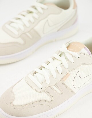 Nike squash type trainers in sail - ShopStyle