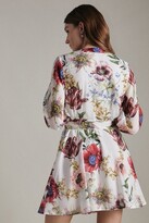 Thumbnail for your product : Karen Millen Cotton Voile Botanical Floral Short Dress