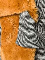 Thumbnail for your product : Au Jour Le Jour faux fur detail coat