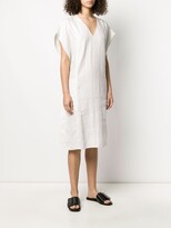Thumbnail for your product : Joseph Pearl v-neck shift midi dress