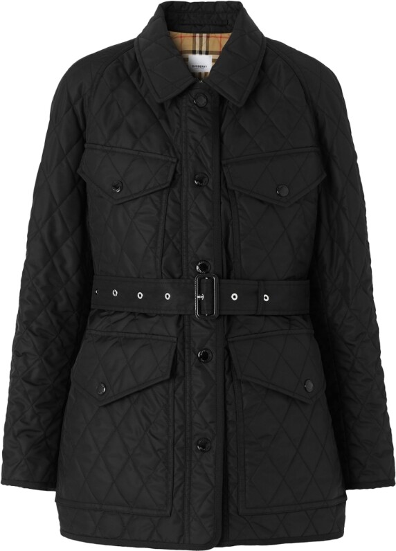 Burberry Quilted Field Jacket ShopStyle