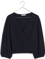 Thumbnail for your product : Madewell Coziest Yarn Crop Wrap Sweater