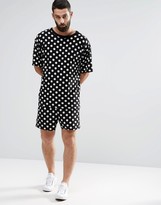 Thumbnail for your product : Reclaimed Vintage Shorts In Polka Dot Print