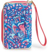 Thumbnail for your product : Lilly Pulitzer 'Drop Me a Line - Reel Me In' Smartphone Wristlet