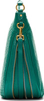 Thumbnail for your product : Marc by Marc Jacobs Green Pebbled Leather Shoulder Bag