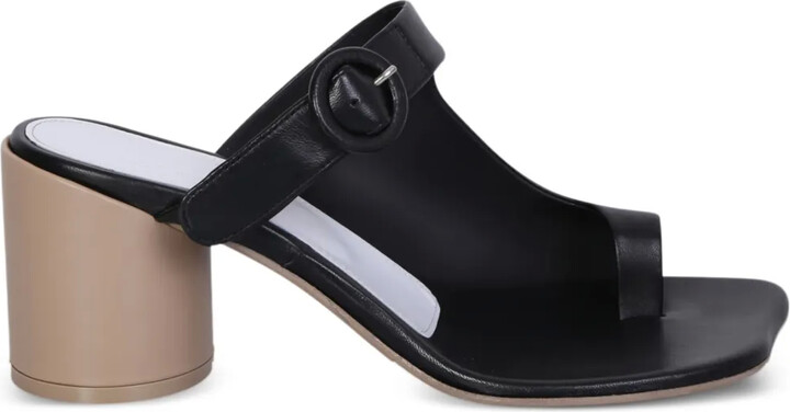 MM6 MAISON MARGIELA 70mm Buckle-Fastening Block-Heel Sandals