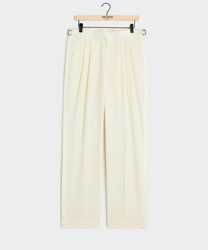 Todd Snyder Relaxed Italian Wool Tuxedo Trouser