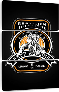 Ebern Designs Sireci BJJ Orange And Black
