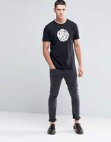 Thumbnail for your product : Pretty Green T-Shirt With Logo Print In Slim Fit Black