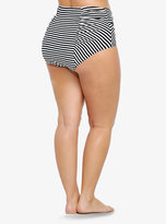 Thumbnail for your product : Torrid Striped High-Waisted Swim Bottom