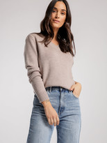 Thumbnail for your product : Assembly Label V Neck Knit Jumper in Flax Marle