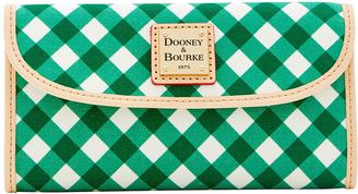 Dooney & Bourke Gingham Continental Clutch