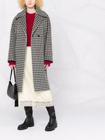 Thumbnail for your product : No.21 Check-Pattern Drop-Shoulder Coat