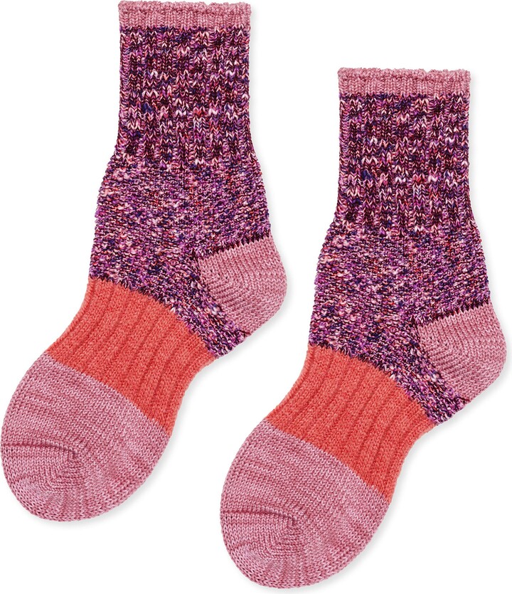 Hansel from Basel Pixie Dapple Cotton & Wool Blend Crew Socks