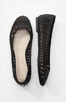 Thumbnail for your product : All Black raffia ballet flats