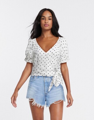 Miss selfridge white blouse Clearance
