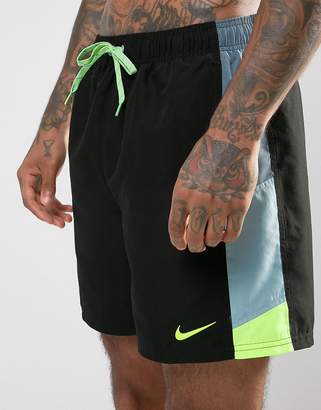 Nike Retro Super Short Swim Shorts In Black Ness7419001