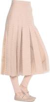 Valentino Embellished Crepe Couture & Tulle Skirt