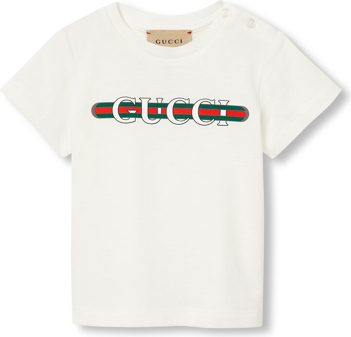 Gucci Kids Gg-Apple Print T-Shirt (0-36 Months) - ShopStyle