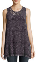 Thumbnail for your product : Johnny Was Rocky Eyelet Tank w/ Slip