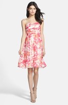 Thumbnail for your product : Donna Morgan Print Chiffon Fit & Flare Dress