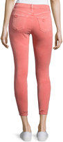 Thumbnail for your product : J Brand 835 Mid-Rise Capri Glowing Jeans, Coral