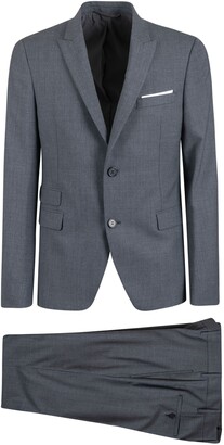 Mens Clothing Suits Two-piece suits Neil Barrett Black Single Breasted Two-piece Suit for Men 