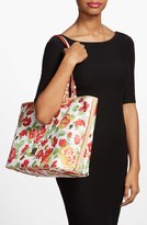 Thumbnail for your product : Dooney & Bourke 'Rose Garden' Coated Cotton Shopper