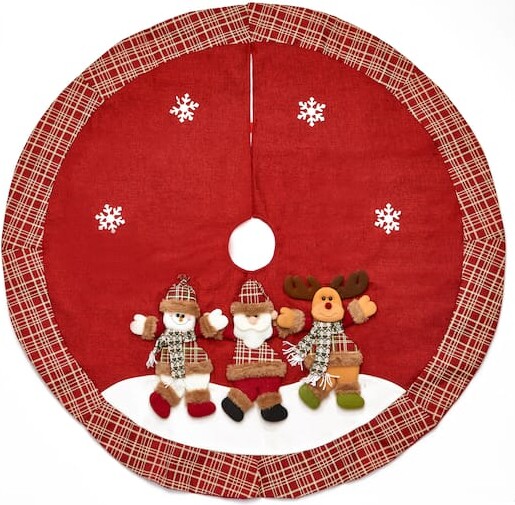 48" Christmas Embroidered Tree Skirt By 3 Park