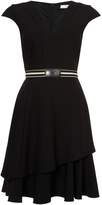 Thumbnail for your product : Oui V neck frill dress