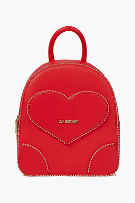 Love Moschino Studded faux leather backpack