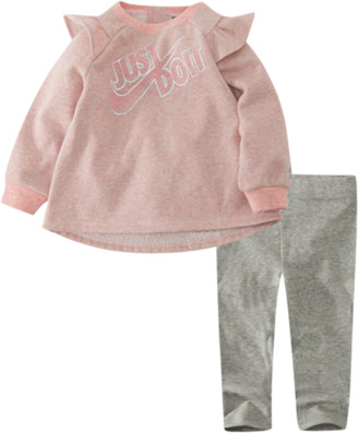 Nike Shine Fleece Pullover Hoodie Set - Pink / Grey - ShopStyle Activewear  Tops