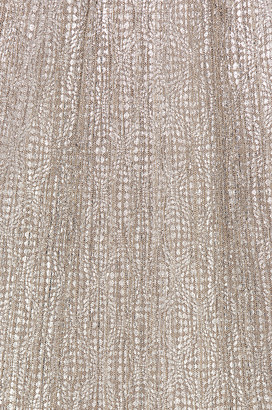 Jonathan Simkhai Plisse Lame Maxi Dress in Cool Silver | FWRD