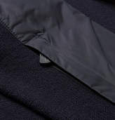 Thumbnail for your product : Moncler Grenoble - Contrast-Trimmed Wool-Blend Half-Zip Sweater - Men - Navy