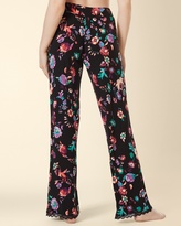 Thumbnail for your product : Soma Intimates Embraceable Cool Nights Lace Pajama Pant Oracle Floral Black