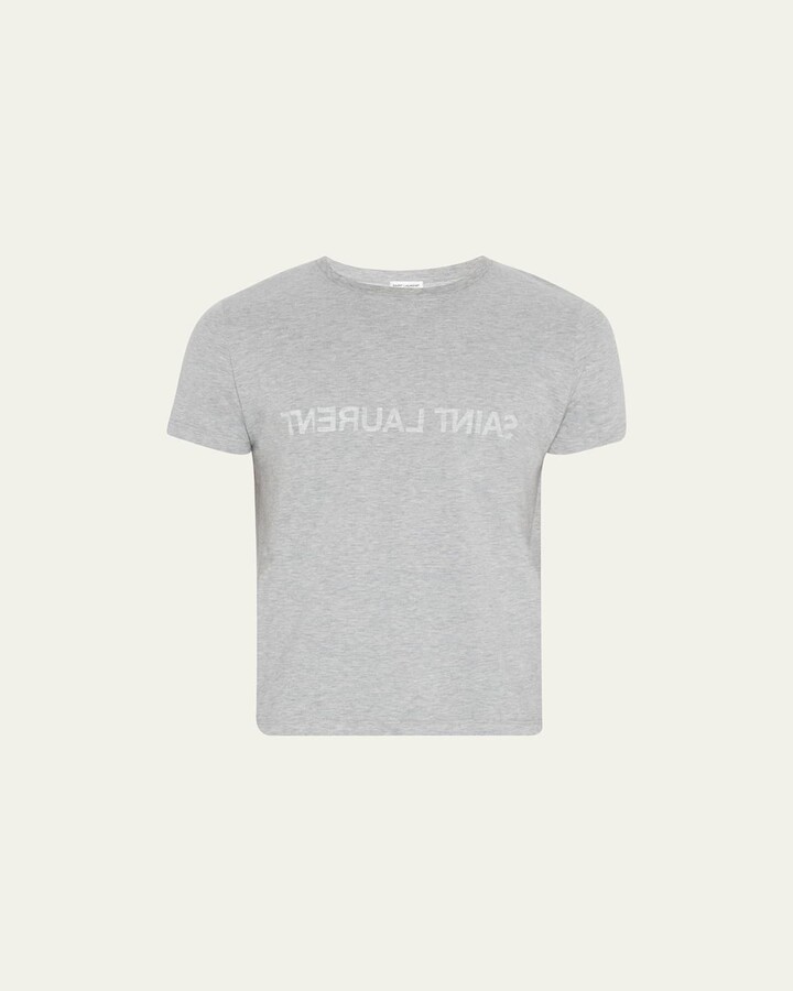 Saint Laurent Men's Reverse Logo T-Shirt