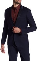 Thumbnail for your product : Antony Morato Pattern Lapel Two Button Notch Lapel Super Slim Fit Suit Separates Jacket